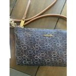 Calvin Klein  Womens Small Leather Shoulder Purse CK Neutral Combo New Photo 1