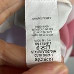 Hyped Unicorn  Cropped Doleman sleeve stripped multicolored semi sheer top SMALL Photo 8