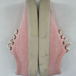 Sebago John Panama Women's Low Cut Lace Up Canvas Sneakers Pink White Size 7 Photo 4