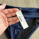 J.Crew Navy Bikini Bottoms Size Small Made in USA Photo 1