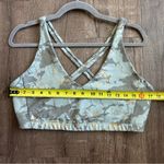 Carbon38 Marble Shine Cross Back Bra Utility Green Gold XL Photo 3