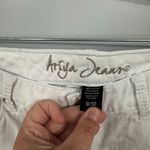 Ariya Jeans White Distressed Skinny Jeans Juniors Size 9 Women's Size 10 w/ Spandex Photo 4