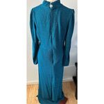 Blue/green long sleeve dress size 12 Photo 3