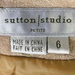 Sutton Studio 100% Leather Suede Embroidered A Photo 5