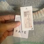 NWT Fate Multicolor Pastel Sweater | Size Medium Blue Photo 1