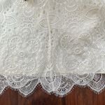 ZARA  white guipure lace mini dress, size M Photo 6