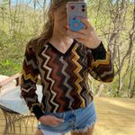 Missoni Zigzag Sheer Blouse Photo 0
