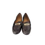 Coach Olympia Pebble Grain Flats Leather Loafers Womens 6.5 Brown Shoe Photo 1
