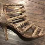 White House | Black Market  snake skin sandals Photo 1