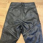 Sweet Chilling Faux Leather Pants Black Zipper Legs Size 26 Photo 5