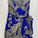 Yoana Baraschi  Dress Womens 2 Balienese‎ Blue Paisley Floral Wedding Baby Shower Photo 0
