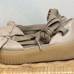 Puma x Fenty Bow Creeper Platform Sandal Tan Size 7.5 Photo 5