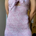 Windsor Floral Smocked Tie Front Mini Dress Photo 0