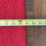 Disney MICKEY MOUSE Christmas Pajama Top OH WHAT FUN! Red Sherpa WOMENS Lg 12-14 Photo 2