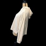 Aerie cream hooded ribbed velour sweatshirt. EUC, size XS. Photo 1
