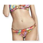 Trina Turk ð–£´ Izu Island Paisley Metallic Gold Hardware Buckle Bikini Bottom ð–£´ 10 Photo 0