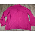 Chico's  Silk Angora Blend Dark Pink Cardigan Sweater Size 3 XL - 16/18 Photo 3
