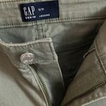 Gap New  Women’s Denim Olive Green Mid Rise Stretch Legging Pant Jean Size 12/31 Photo 6
