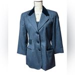 Philippe Adec Paris Women's Dark Gray & Black Vintage Blazer/Coat size 6 Photo 1