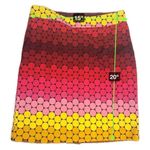 Premise  Short Skirt Size 8 Women's Geometric Circles 70s style Photo 1