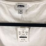 J.Crew  Womens Cap-Sleeve Stretch Cotton-Blend Squareneck Tank Top White M Photo 6