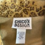 Chico's Chico’s Animal Print Denim Jacket Photo 3