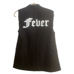 Zadig & Voltaire VEX Striped 'Fever' Waistcoat Black Pinstripe Size S Photo 2