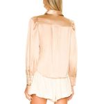 Alice + Olivia  Women's Nadine CL000023005 Size XL Almond Puff Sleeve Blouse NWT Photo 1