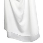 Tyche One Shoulder Pullover Flowy Blouse Tank Top Tunic Shirt White L NWOT Photo 4