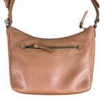 The Sak  Kyetra Leather Shoulder Hobo Bag Brown Embroidered City Office Chic Boho Photo 3