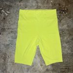 Wild Fable  Lime Green High Rise High Waisted Biker Shorts Size Small Photo 2