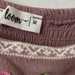 In Loom Elegant Mauve One Shoulder Dress with Floral Detail Photo 9