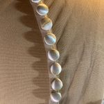 Antique Vintage Cream Satin and Lace Wedding Dress with Buttons Size XS White Photo 10