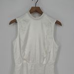 Lulus White Mock Neck Sleeveless Mini Dress Party Cocktail NWT Medium Photo 4