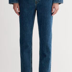 Everlane  The 90’s Cheeky Jeans Organic Cotton in Atlantic Blue Button Fly‎ Sz 30 Photo 0
