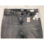 Jessica Simpson  Harmony High Rise Straight‎ Distressed Glitter Blue Jeans 22W Photo 3