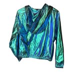 Allegra K  Shimmering Blue-Green Jacket Photo 2