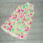 Lilly Pulitzer  Pearl Soft Shift Dress tropical beach dress pink and green 00 Photo 2