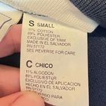 Vintage Embroidered Sweatshirt Womens Small Blue‎ Teacher Apples Crew Neck Blue Photo 6