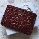 Kate Spade Glitter Deep Plum Wallet Card Holder Photo 0
