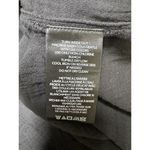 Free People  We the Free Summer Daydream Frayed Button Down Shirt Black Sz Medium Photo 9