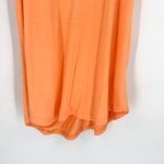 NWT Mono B Open Overlay Back Tank Top Jersey Knit Open Back Large Active Workout Orange Photo 4