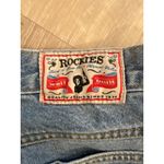 Rockies Denim Jeans Womens 19L Blue High Waist Relaxed Fit Star 36x33 1/2 VTG Size undefined Photo 8