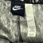 Nike  Black Gray White Mottled Print Camouflage Soft Pull On Leggings size M Photo 4