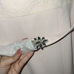 Jenny Packham NWT Jenny Peckham Blush Lace & Crepe Column Gown Size 12 Photo 2