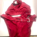 Bebe Two Piece Bikini Red Photo 2