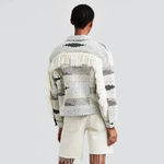 Levi's  Made & Crafted Aztec Woven Fringe Trucker Jacket Size 0 Photo 1