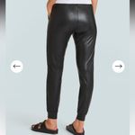 Commando  Black Faux Leather Joggers Size XS Photo 1