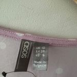 NEW!! ASOS Pink and White Polka Dot Maternity Blouse Size undefined Photo 4