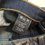 Hudson Jeans  Nicole Super Skinny Jeans Snakeskin Mid Rise Black Dark Wash Denim Photo 9